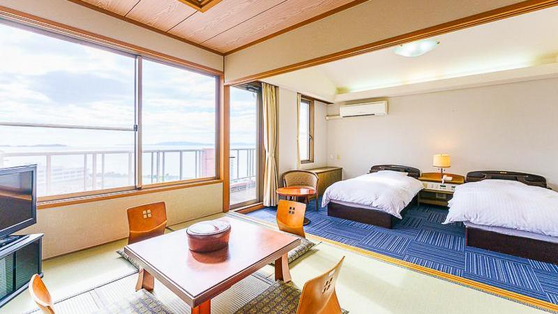 Unzen Obama Onsen Juraku Hotell Eksteriør bilde